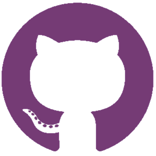 Github Logo Purple